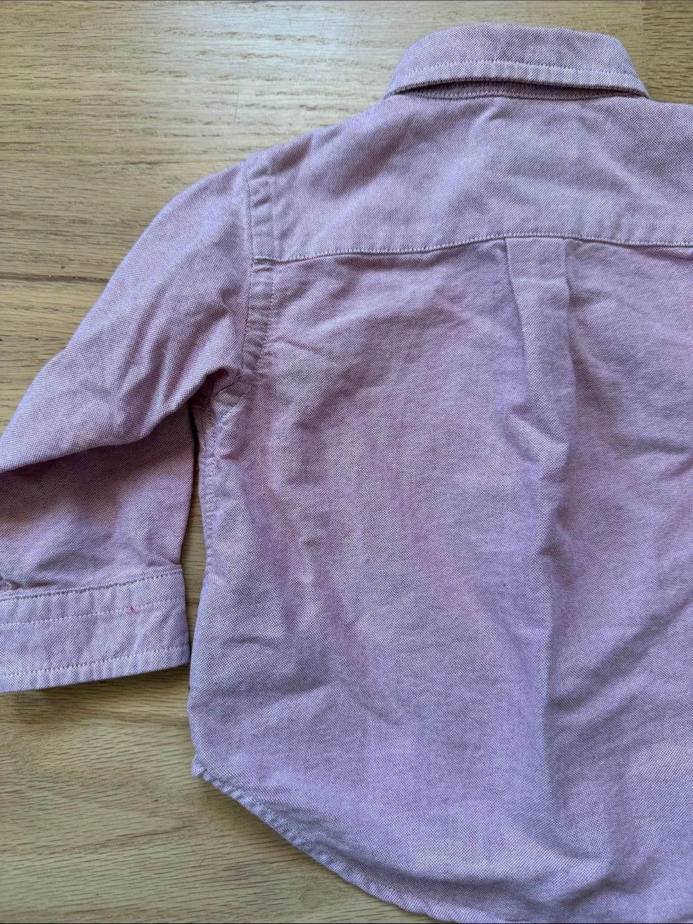 Ralph Lauren Boys Pink Oxford Button-Down Shirt sz 12 mos